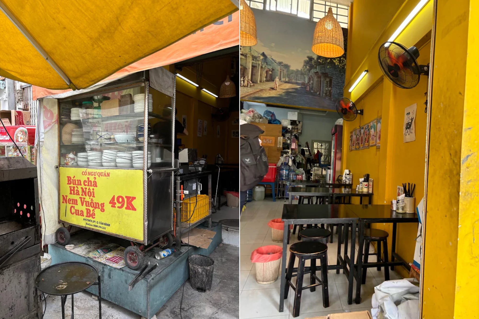 Co Ngu Quan is a small eatery that captures the authentic street-style vibe of Saigon